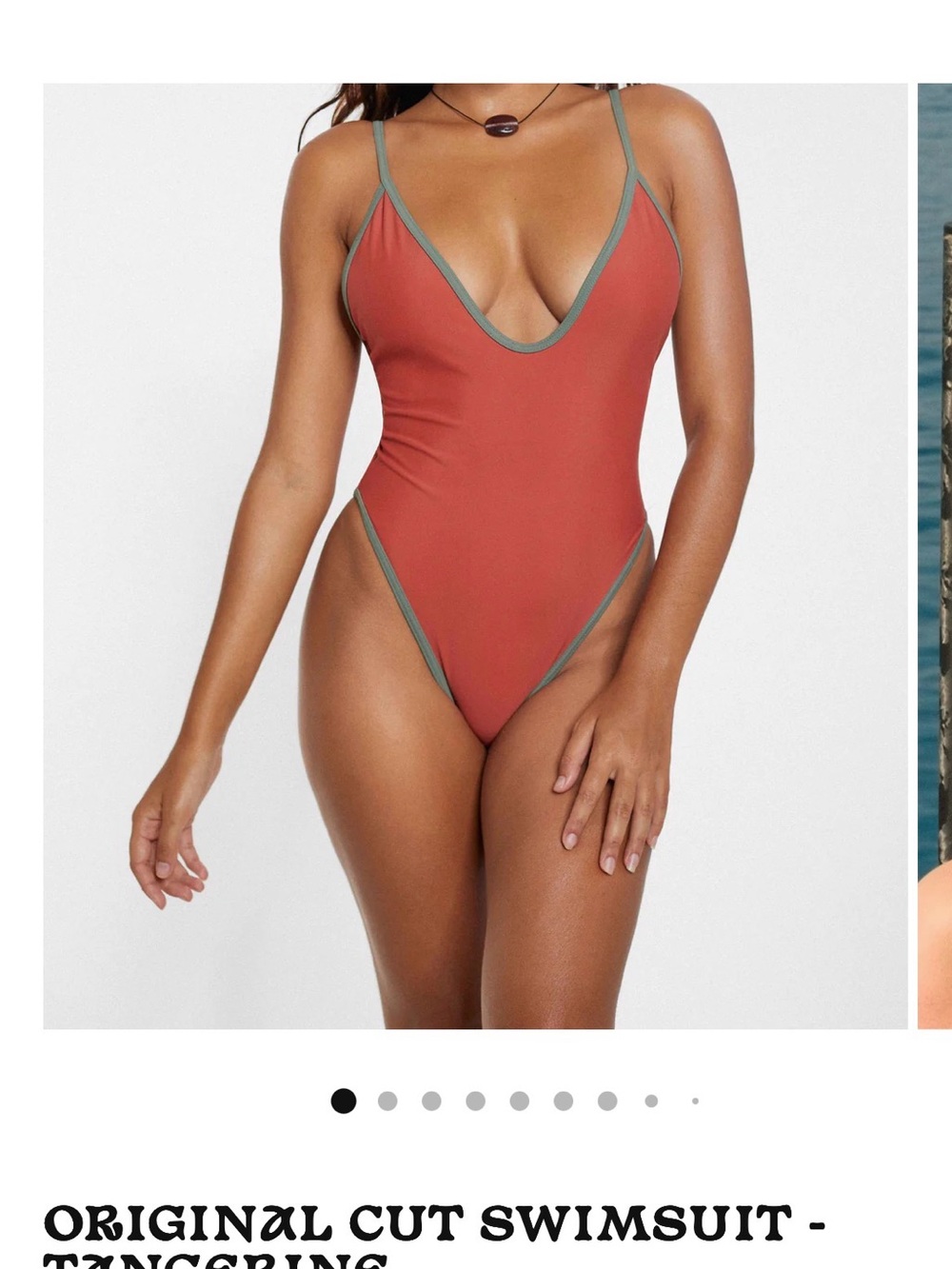 Soso Swim Original Cut swimsuit high cut sustainable independent designer medium - Picture 6 of 10